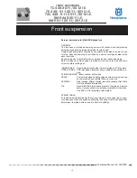 Preview for 229 page of Husqvarna SMR 449 2011 I.E. Workshop Manual