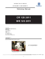 Preview for 3 page of Husqvarna SMS 125 2011 Workshop Manual