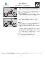 Preview for 8 page of Husqvarna SMS 125 2011 Workshop Manual