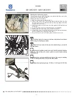 Preview for 188 page of Husqvarna SMS 125 2011 Workshop Manual