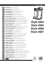 Preview for 1 page of Husqvarna Style 4982 Product User Manual