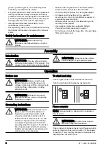 Preview for 8 page of Husqvarna T 10000 Operator'S Manual