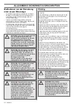 Preview for 42 page of Husqvarna T425 Operator'S Manual