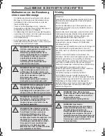 Preview for 45 page of Husqvarna T435 Operator'S Manual