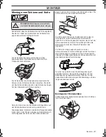 Preview for 57 page of Husqvarna T435 Operator'S Manual