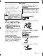 Preview for 73 page of Husqvarna T435 Operator'S Manual