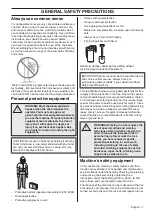 Preview for 7 page of Husqvarna T525 Operator'S Manual