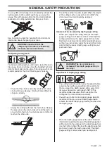 Preview for 13 page of Husqvarna T525 Operator'S Manual