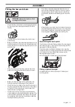 Preview for 17 page of Husqvarna T525 Operator'S Manual