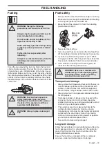 Preview for 19 page of Husqvarna T525 Operator'S Manual