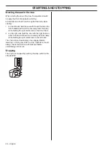 Preview for 22 page of Husqvarna T525 Operator'S Manual