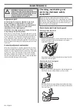 Preview for 28 page of Husqvarna T525 Operator'S Manual