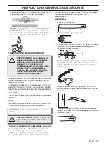 Preview for 47 page of Husqvarna T525 Operator'S Manual