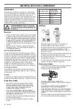 Preview for 54 page of Husqvarna T525 Operator'S Manual