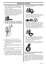 Preview for 97 page of Husqvarna T525 Operator'S Manual