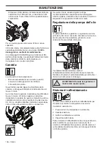 Preview for 106 page of Husqvarna T525 Operator'S Manual