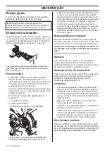 Preview for 176 page of Husqvarna T525 Operator'S Manual