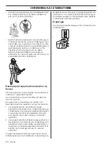 Preview for 210 page of Husqvarna T525 Operator'S Manual