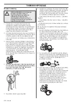 Preview for 212 page of Husqvarna T525 Operator'S Manual