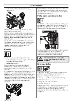 Preview for 222 page of Husqvarna T525 Operator'S Manual