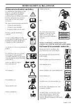 Preview for 227 page of Husqvarna T525 Operator'S Manual