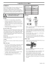 Preview for 243 page of Husqvarna T525 Operator'S Manual