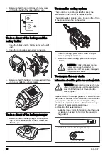 Preview for 20 page of Husqvarna T535i XP Operator'S Manual