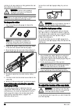 Preview for 22 page of Husqvarna T535i XP Operator'S Manual