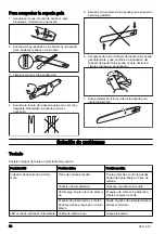 Preview for 56 page of Husqvarna T535i XP Operator'S Manual