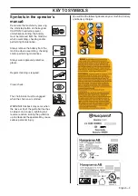 Preview for 3 page of Husqvarna T536 LiXP Operator'S Manual