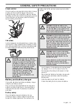 Preview for 13 page of Husqvarna T536 LiXP Operator'S Manual