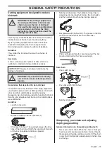 Preview for 15 page of Husqvarna T536 LiXP Operator'S Manual