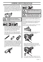 Preview for 17 page of Husqvarna T536 LiXP Operator'S Manual