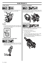 Preview for 36 page of Husqvarna T536 LiXP Operator'S Manual