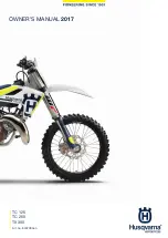 Husqvarna TC 125 2017 Owner'S Manual preview