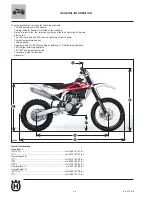 Предварительный просмотр 14 страницы Husqvarna TC 250 2011 Workshop Manual