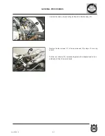 Предварительный просмотр 69 страницы Husqvarna TC 250 2011 Workshop Manual