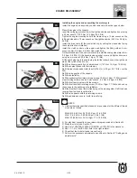 Предварительный просмотр 205 страницы Husqvarna TC 250 2011 Workshop Manual