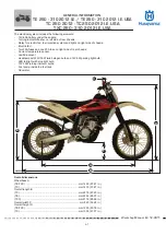 Предварительный просмотр 15 страницы Husqvarna TC 250 2012 I.E. USA Workshop Manual