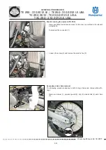 Предварительный просмотр 87 страницы Husqvarna TC 250 2012 I.E. USA Workshop Manual