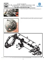 Предварительный просмотр 129 страницы Husqvarna TC 250 2012 I.E. USA Workshop Manual