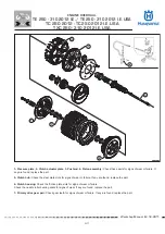 Предварительный просмотр 159 страницы Husqvarna TC 250 2012 I.E. USA Workshop Manual