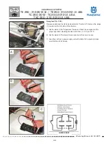 Предварительный просмотр 305 страницы Husqvarna TC 250 2012 I.E. USA Workshop Manual