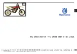 Предварительный просмотр 85 страницы Husqvarna TC 250 2012 Specifications - Operation - Maintenance