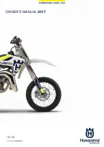 Husqvarna TC 50 2017 Owner'S Manual предпросмотр