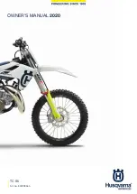 Husqvarna TC 85 2020 Owner'S Manual preview