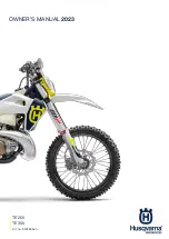 Предварительный просмотр 1 страницы Husqvarna TE 250 Owner'S Manual