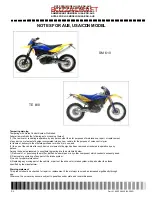 Предварительный просмотр 490 страницы Husqvarna TE 610 2006 Workshop Manual