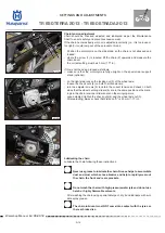 Предварительный просмотр 44 страницы Husqvarna TR 650 STRADA 2013 Workshop Manual