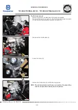 Предварительный просмотр 80 страницы Husqvarna TR 650 STRADA 2013 Workshop Manual